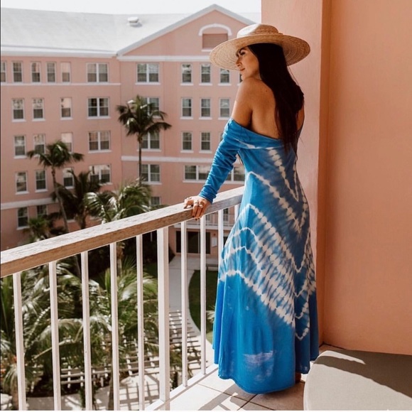 LAST ONE! 🔥GORGEOUS ZARA A-Line Tie Dye Dress - Picture 6 of 8